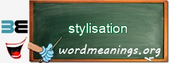 WordMeaning blackboard for stylisation